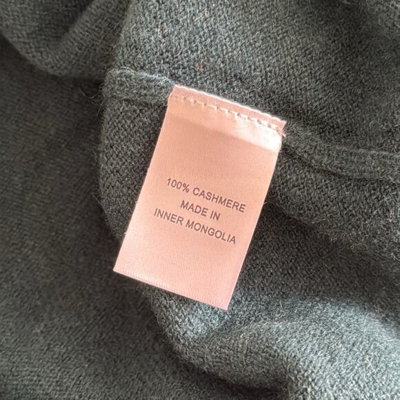 Jumper 1234 100% Cashmere Big Sur Crew in Bottle and Acid Green Size 1 / XS - Picture 5 of 5